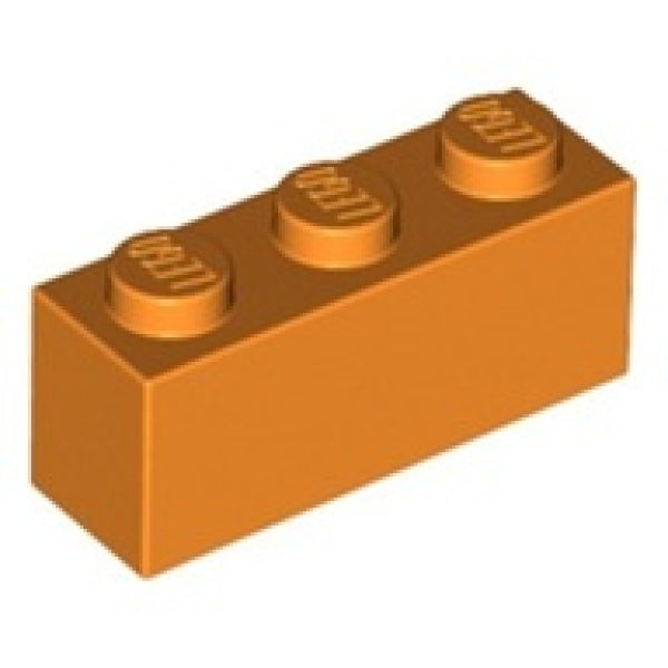 LEGO Steen 1x3 ORANJE (100 stuks)