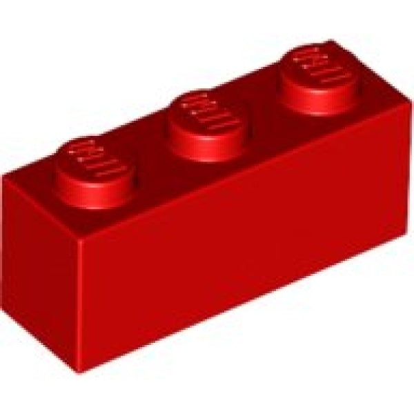 LEGO Steen 1x3 ROOD (100 stuks)