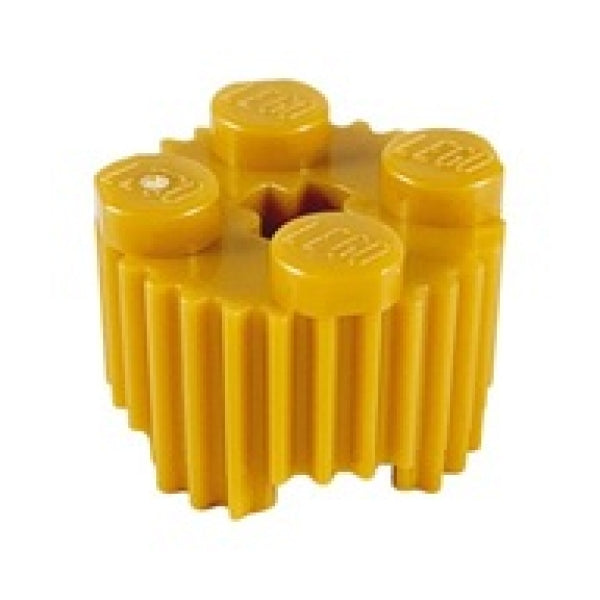 LEGO Steen 2x2 Rond met Grill GOUDKLEURIG (100 stuks)