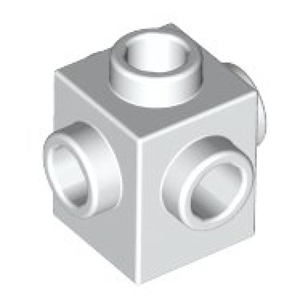 LEGO Steen 1x1 met 4 Noppen WIT (100 stuks)