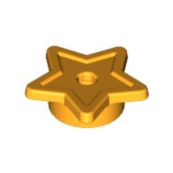 LEGO Ster 1x1 OKERGEEL (10 stuks)