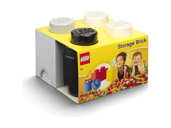 LEGO Storage Brick Multi Pack (3 PCS) ZWART-WIT-GRIJS