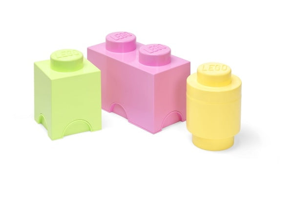 LEGO Storage Brick Multi Pack (3 PCS) PASTEL