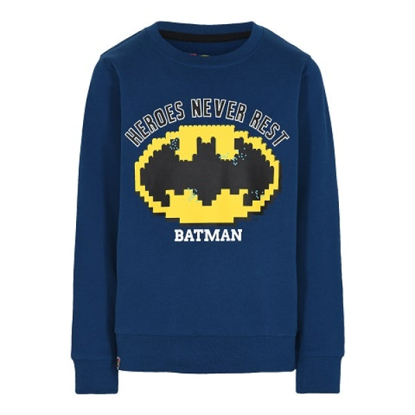 LEGO Sweatshirt Batman DONKERBLAUW (M-22789 - Maat 134)