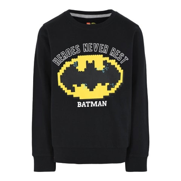 LEGO Sweatshirt Batman ZWART (M-22789 - Maat 134)