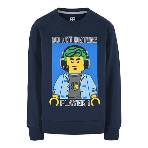 LEGO Sweatshirt City DONKERBLAUW (M12010302 - Maat 104)