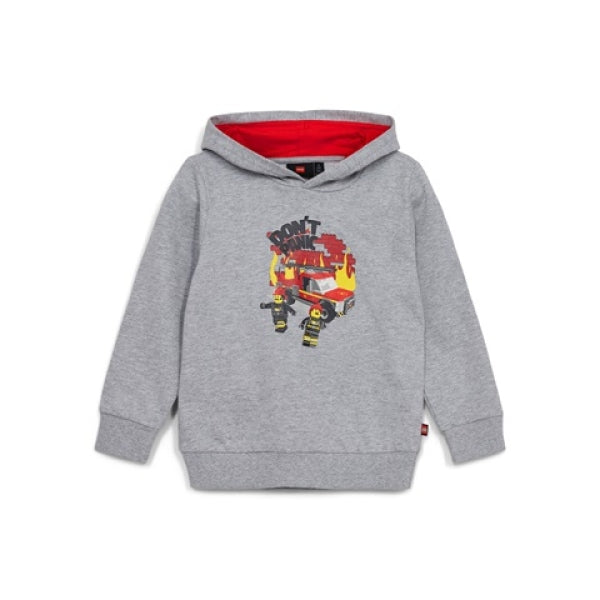 LEGO Sweatshirt City LICHTGRIJS (LWSCOUT 109 - Maat 134)