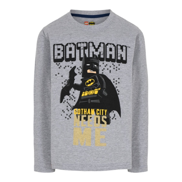 LEGO T-Shirt Batman LICHTGRIJS (M-22768 - Maat 134)