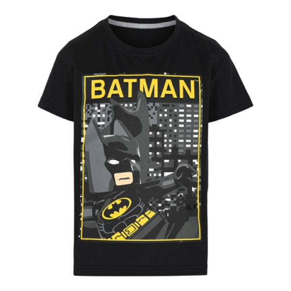 LEGO T-Shirt Batman ZWART (M12010199 - Maat 128)