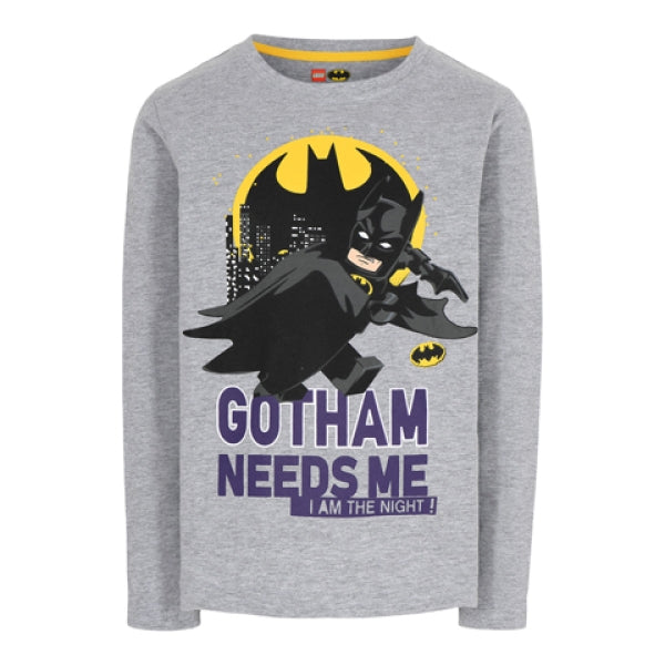 LEGO T-Shirt Batman LICHTGRIJS (M12010214 - Maat 140)