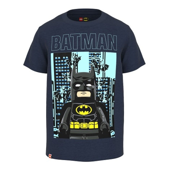 LEGO T-Shirt Batman DONKERBLAUW (M12010513 - Maat 122)