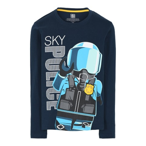 LEGO T-Shirt City DONKERBLAUW (M12010286 - Maat 104)