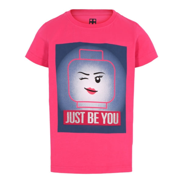 LEGO T-Shirt DONKER ROZE (M-22601 - Maat 104)