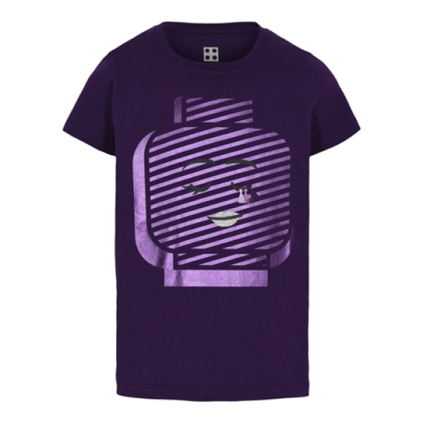 LEGO T-Shirt DONKERPAARS (M-22723 - Maat 110)