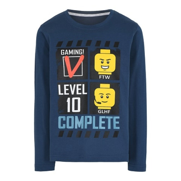 LEGO T-Shirt DONKERBLAUW (M12010213 - Maat 116)