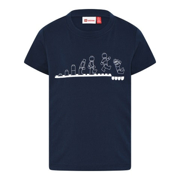 LEGO T-Shirt DONKERBLAUW (LWTINUS 306 - Maat 110)