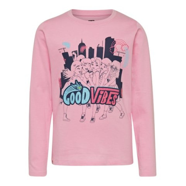 LEGO T-Shirt Friends LICHTROZE (CM-51102 - Maat 116)