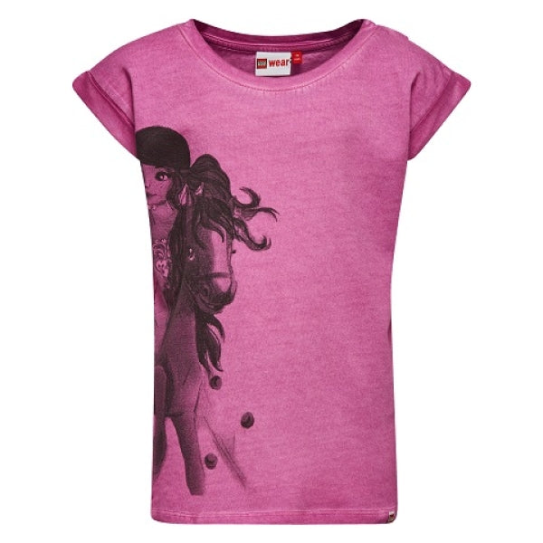 LEGO T-Shirt Friends DONKERROZE (Tallys204 - Maat 110)