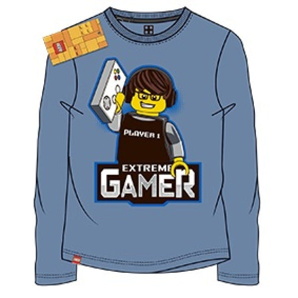 LEGO T-Shirt LICHTBLAUW (M12010198 - Maat 110)
