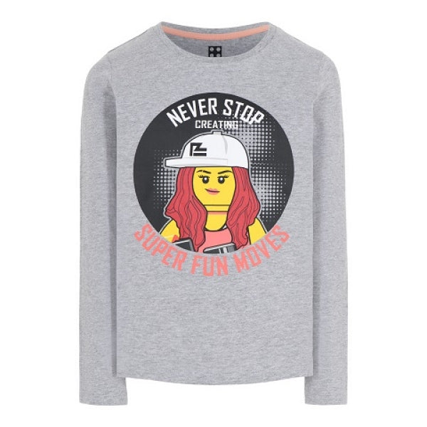 LEGO T-Shirt LICHTGRIJS (M12010170 - Maat 116)