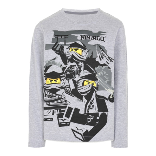 LEGO T-Shirt Ninjago LICHTGRIJS (M12010208 - Maat 98)