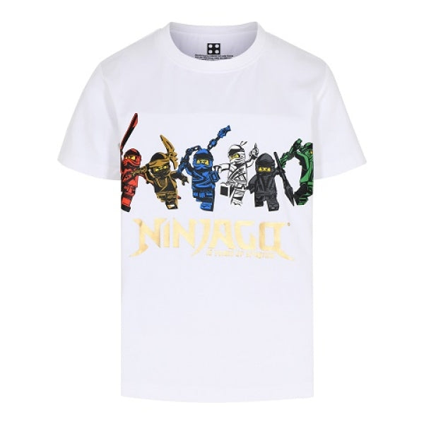 LEGO T-Shirt Ninjago WIT (M12010203 - Maat 110)