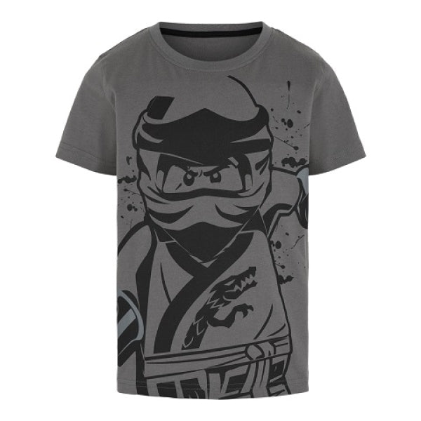 LEGO T-Shirt Ninjago DONKERGRIJS (M12010280 - Maat 104)