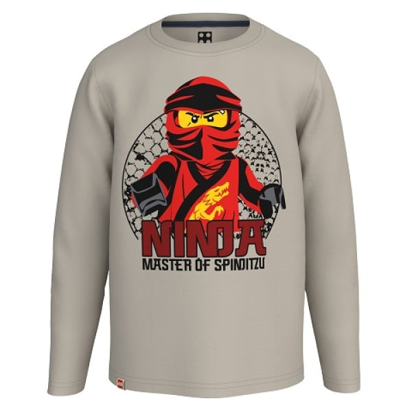 LEGO T-Shirt Ninjago GRIJS (M12010383 - Maat 104)