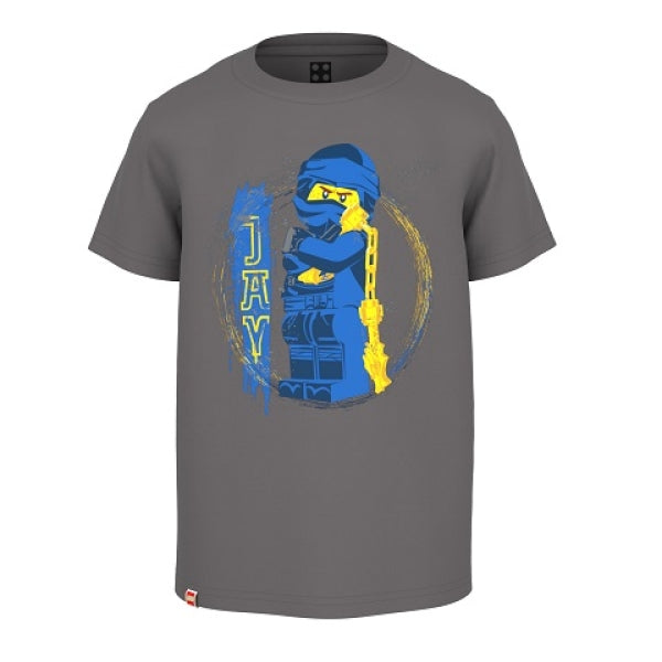 LEGO T-Shirt Ninjago GRIJS (M12010480 - Maat 140)
