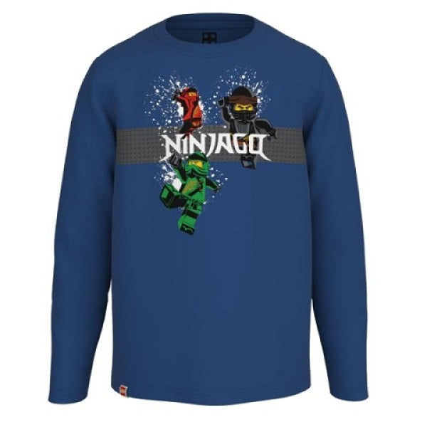 LEGO T-Shirt Ninjago DONKERBLAUW (M12010467 - Maat 104)