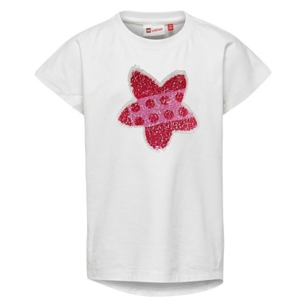 LEGO T-Shirt WIT (Tippi 106 - Maat 134)