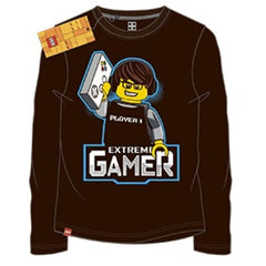 LEGO T-Shirt ZWART (M12010198 - Maat 98)