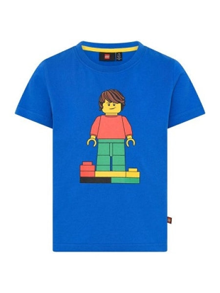 LEGO T-shirt BLAUW (LWTAYLOR 600 - Maat 116)