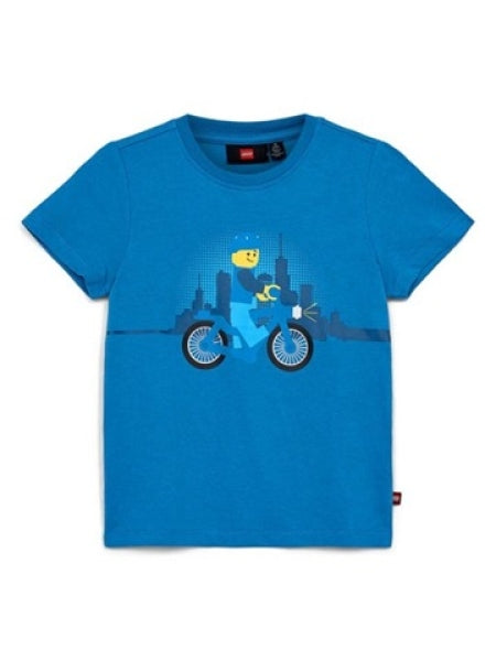 LEGO T-shirt BLAUW (LWTANO 210 - Maat 110)