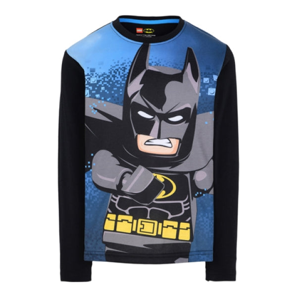 LEGO T-shirt Batman ZWART (M12010038 - Maat 140)