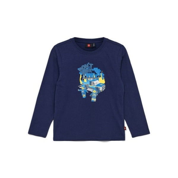 LEGO T-shirt City DONKERBLAUW (LWTANO 123 - Maat 110)