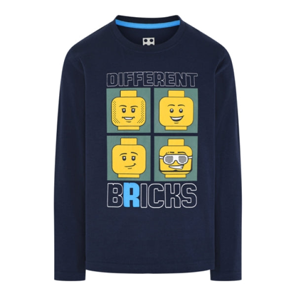 LEGO T-shirt DONKERBLAUW (M12010041 - Maat 104)