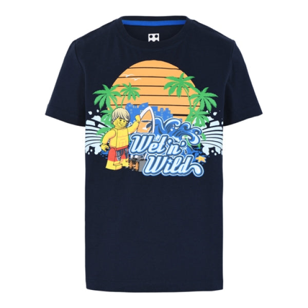 LEGO T-shirt DONKERBLAUW (M12010113 - Maat 104)