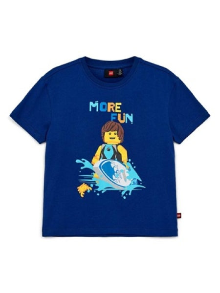 LEGO T-shirt DONKERBLAUW (LWTANO 317 - Maat 110)