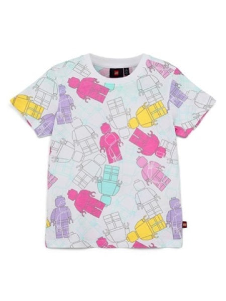 LEGO T-shirt DONKERROZE (LWTANO 202 - Maat 116)