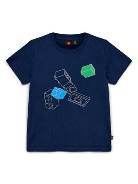 LEGO T-shirt DONKERBLAUW (LWTANO 204 - Maat 104)