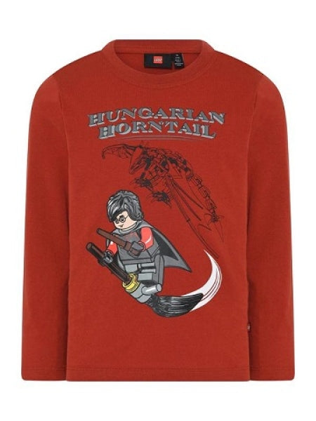 LEGO T-shirt Harry Potter DONKERROOD (LWTAYLOR 709 - Maat 110)