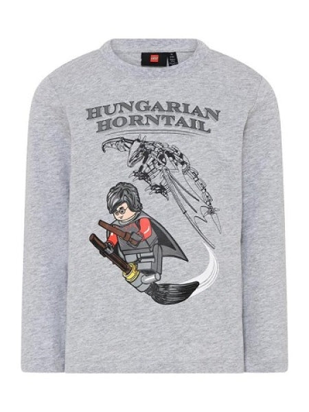 LEGO T-shirt Harry Potter LICHTGRIJS (LWTAYLOR 709 - Maat 134)