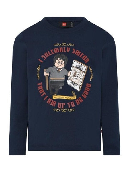 LEGO T-shirt Harry Potter DONKERBLAUW (LWTAYLOR 710 - Maat 134)