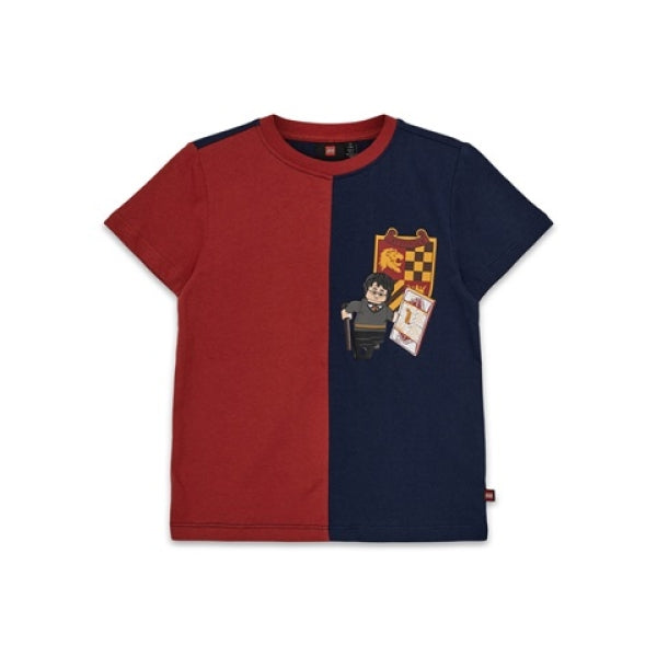 LEGO T-shirt Harry Potter DONKERROOD (LWTANO 707 - Maat 152)