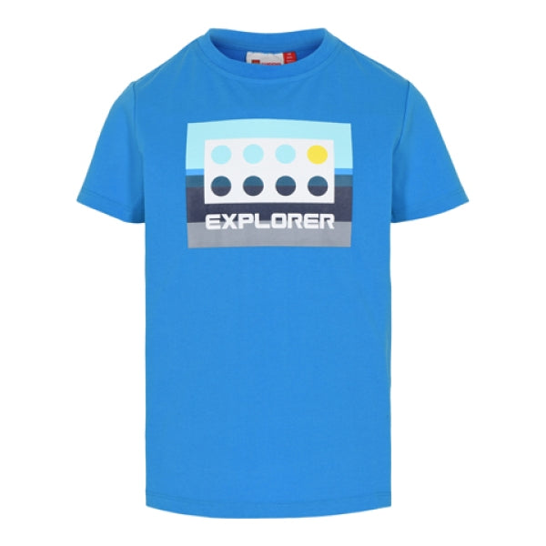 LEGO T-shirt LICHTBLAUW (LWTAJO 301 - Maat 122)
