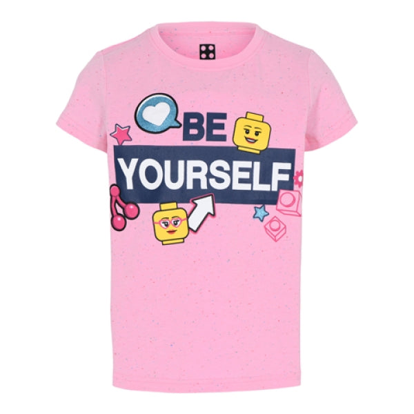 LEGO T-shirt LICHTROZE (M12010073 - Maat 116)