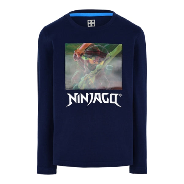 LEGO T-shirt Ninjago DONKERBLAUW (M12010030 - Maat 116)