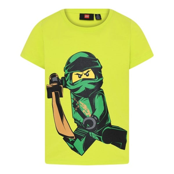 LEGO T-shirt Ninjago LIMEGROEN (LWTAYLOR 312 - Maat 140)