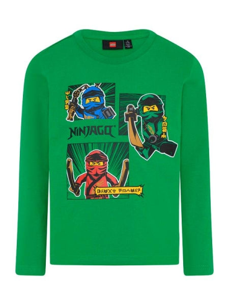 LEGO T-shirt Ninjago GROEN (LWTAYLOR 612 - Maat 134)